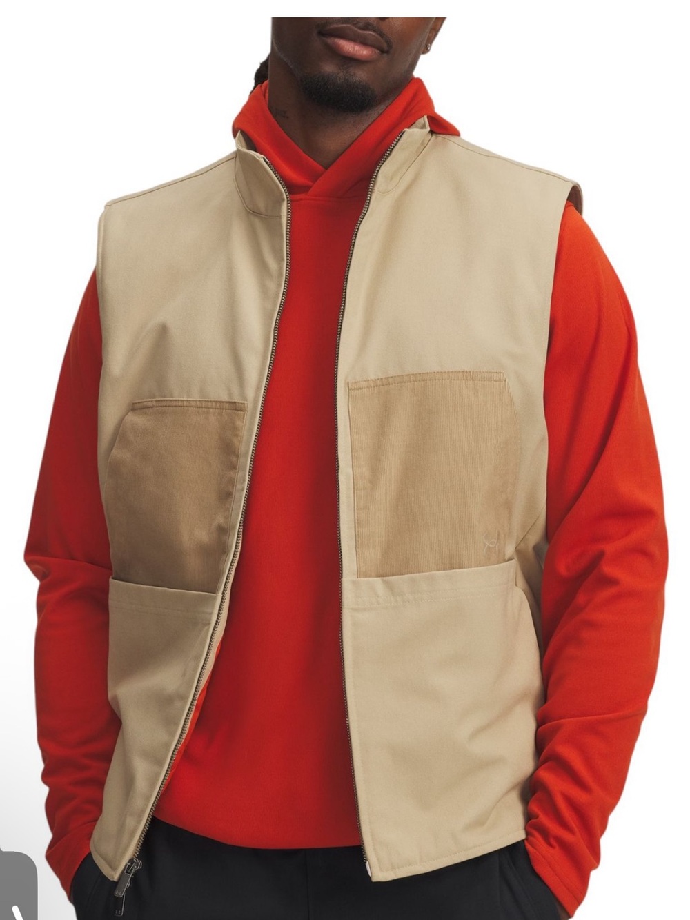 NWT Under Armour Men's Tan Expanse Utility Vest Sz XL $150